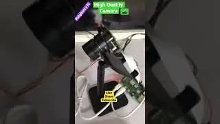 Raspberry Pi 12.3 MP High Quality Cam First Run 📷 #shorts #raspberrypi #delhitechnologyclub #camera