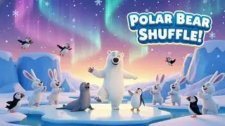 Polar Bear Shuffle  3D Pixar Kids Song &ndash; Arctic Dance About Warmth & Kindness 🐻&zwj;❄️❄️🎶