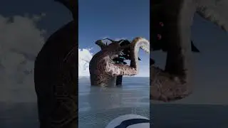 Sea Emperor Eats Shadow Leviathan Secret Scene - Subnautica