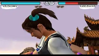 Tekken Tag Xiaoyu defeated by Nina piledriver & pyramid driver ryona