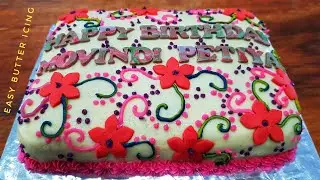 Introducing the old butter icing system to the world in a new guise for the first time | Easy Icing.