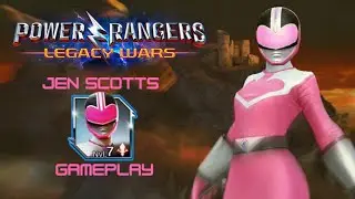 Gameplay-Jen Scotts|Power Rangers Legacy Wars|_Warrior_Thunder_