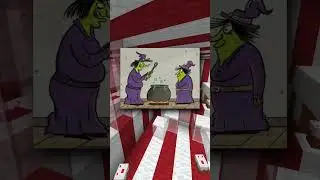 Забавный комикс про ведьму