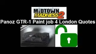 Midtown Madness 2 Mod: Panoz GTR-1 Paint Job 4 London Quotes (Complete)