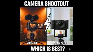 Zoom Q4 vs Sony ZV1F &mdash; Best Vlogging Camera Comparison for 2026 (Audio & Video Test)   🇺🇸