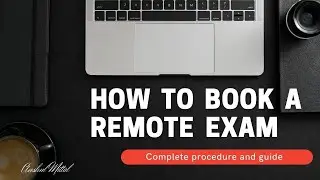Complete guide - HOW TO BOOK REMOTE BASED EXAMS - Simple and easy steps @CAAnshulMittal