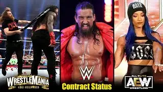 WWE WrestleMania 39 Main Event Change | Sasha Banks AEW Debut Status | Jay White Tama Tonga In WWE