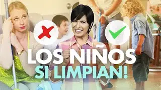 Los ni&ntilde;os tambi&eacute;n ayudan en la casa! Ens&eacute;&ntilde;ales a ordenar f&aacute;cil y divertidamente🧹 - Ellen Te Dice