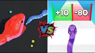 🐍 Snake Clash Vs 🐍Snake Run Max All Levels Gameplay Android,iOS NEW UPDATE