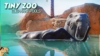 Savannah Elephant Pools - Tiny Zoo #15 Planet Zoo, геймплей Hardmode