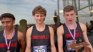 Northville boys cross country runners talk about winning the 2023 MHSAA D1 team title