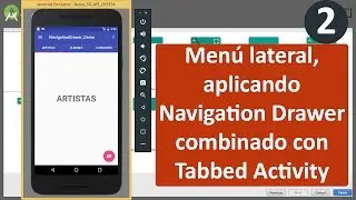 Navigation Drawer combinado con Tabbed Activity