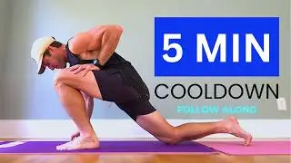 5 MINUTE Full Body Stretch Routine (Post Workout Cooldown + Recovery)