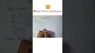 #Simplification #MathHacks#Class10Exams #StudyTips #KeepOnStudying