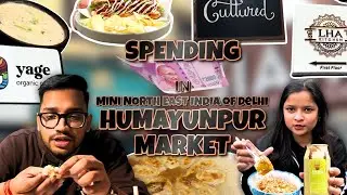 ₹2,000 Challenge in Mini North East India of Delhi | Humayunpur Market Food Tour