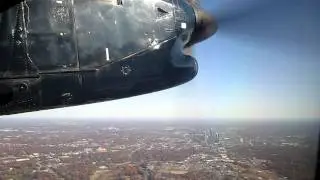 US Airways Express Dash 8-300 takeoff from CLT