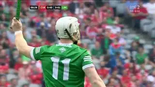 Hurling maestro Cian Lynch of Limerick scores the first point of the 2021 All Ireland hurling final