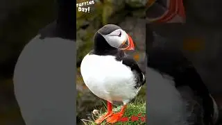 PUFFIN DAY (AUDIO)@WORLD WILD LIFE CELEBRATING ANIMAL AWARENESS DAYS! #VIRAL #VIRALSHORTS #PUFFINDAY