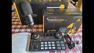 MAONOCASTER LITE AU-AM200 REVIEW & TEST Portable Podcast & Livestreaming Console