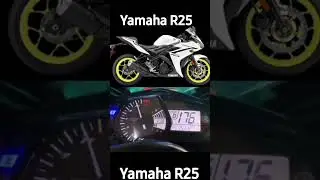 Yamaha R25 top speed 🔥