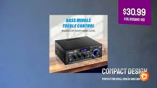 Daakro AK45 Digital Audio Amplifier Review | 300W Bluetooth HiFi Stereo Amp