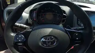How to Find and Reset Average Fuel Consumption Toyota Aygo II ( 2014 &ndash; 2021 )