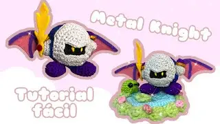 Llavero de Metal Knigth a Crochet | Tutorial fácil