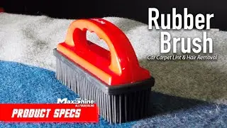 Car Carpet Lint and Hair Removal Rubber Brush - Product Specs