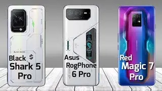 Black Shark 5 Pro vs Asus Rog Phone 6 pro vs Red magic 7 Pro Finally Revealed Hands On