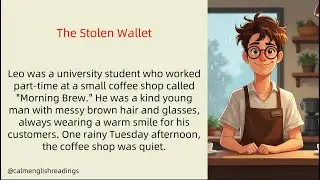 The Stolen Wallet | Learn English Through a Mystery Story 🕵️♂️☕