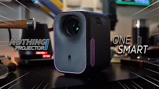O PROJETOR MAIS HYPADO DE 2025 - TESTEI PRA VER SE É TUDO ISSO! NOTHING PROJECTOR ONE SMART