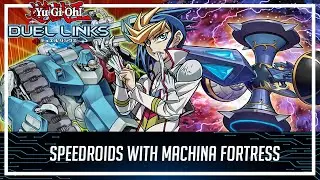 SPEEDROID WITH MACHINA FORTRESS Fast to Synchro Summon!? [Yu-Gi-Oh! Duel Links]