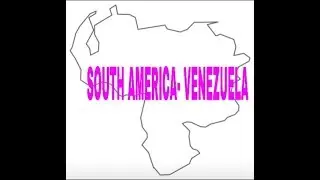 Map Drawing. How to Draw Map of  South America- Venezuela step by step