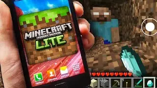 Jugu&eacute; MINECRAFT Pocket Edition LITE 😿 QUE RECUERDOS!