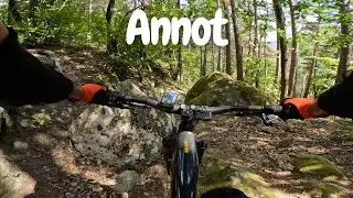 Descente de la Blache à Annot en VTTAE