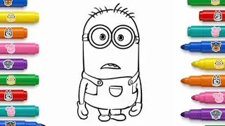Minions drawing for kids | how to draw step by step 🖍️