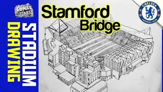 [STADIUM DRAWING] Stamford bridge-London,Chelsea Fc Home stadium