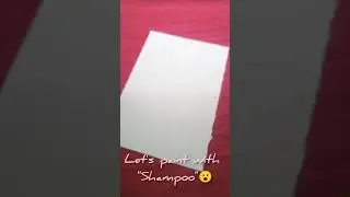 *what painting with shampoo*😮😮😮#shampoo#soap#viral#explorepage #easy