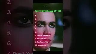 Top 10 Best Songs of 1981