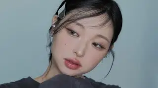 [No-Talking] K-Beauty Now Make-up | 니트 쉐도우+탱글 립+민지 앞머리 🍀