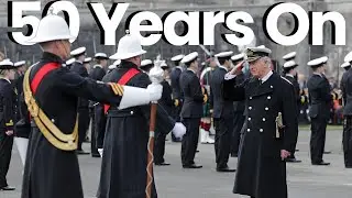Prince Charles Returns to Britannia Royal Naval College 50 Years on