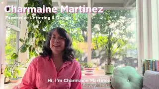 Expressive Lettering & Design Instructor Charmaine Martinez at Cal Poly