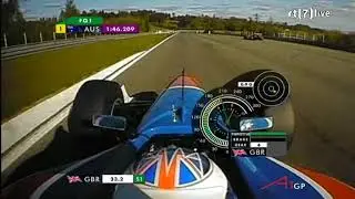 A1GP, Brno 2007 (Q) Robbie Kerr OnBoard