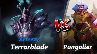 How to Terrorblade safelane vs Pangolier/Weaver (feat. Arteezy) | First 10 minutes