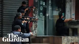 Brazilian police raid Rio favelas in deadliest operation against gangs