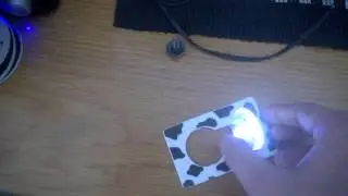 Folding card led lamp from gearbest