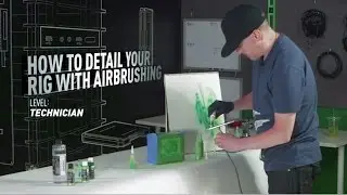 GeForce Garage: Antec 900 Series, Video 6 – How To Detail Your Rig Using Airbrush