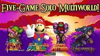 Four-Game Solo Multi! - Timespinner, A Link to the Past, Super Mario 64, Super Metroid, ArchipIDLE