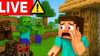 Building My DREAM HOUSE in Minecraft  || live now come fast 🏡✨