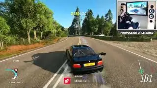 Forza Horizon 4 | BMW E36 M3 Drift (Steering wheel + Camera) Gameplay